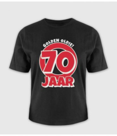 T-shirt 70 jaar one size