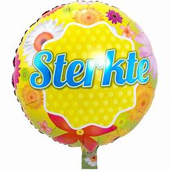 Folie ballon sterkte  18 inch 45 cm geleverd zonder helium