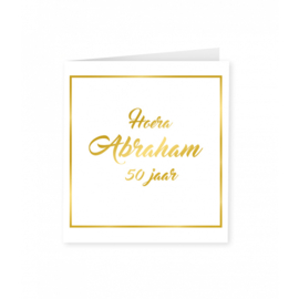Kaart 50 jaar Abraham