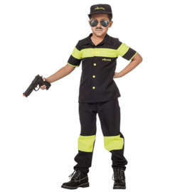 Politie nederland Kostuum bestaat uit: shirt en broek. maat 104