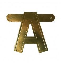 Banner letter A Goud 1 pcs