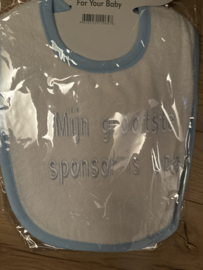 Slab. mijn grootste sponsor is opa blauw/wit
