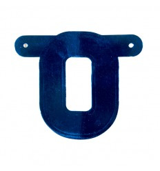 Banner letter O Blauw 1 pcs