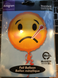 Folie ballon wordt geleverd zonder helium