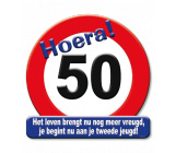 Verkeer Hoera 50 het leven brengt nog meer vreugd, je begint aan je tweede jeugd