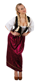 Dames Dress, Corset Maat M