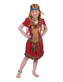 Red Hawk Girl Dress maat 104
