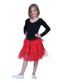 Fancy Petticoat Red Child One Size