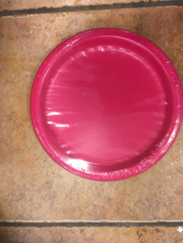 Bordjes 8 stuks margenta