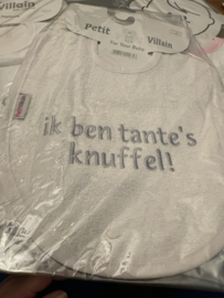 Slab. Ik ben Tante’s knuffel wit/grijs