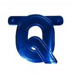 Banner letter Q Blauw 1 pcs