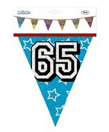 Vlaggenlijn  65 jaar ca 8 meter
