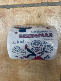 Wc papier bruidspaar