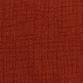 mousseline, double gauze Jenke  terracotta