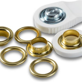 RINGEN MET SCHIJVEN 11MM goud