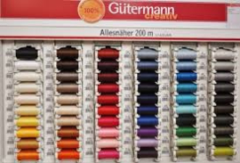 Gutermann naaigaren 200 m bijpassend garen