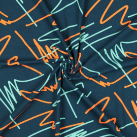JERSEY NEON ABSTRACT - PETROL