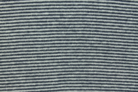 Boordstof  strips navy/white