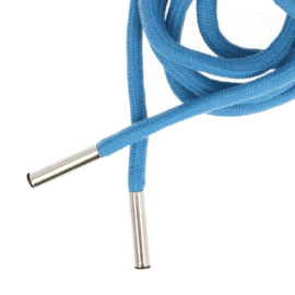 Hoodie koord met koordeinden 6mm 1.25m - Aqua