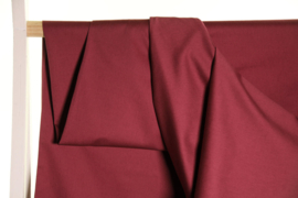 Wijnrode bio twill katoen - Atelier Jupe