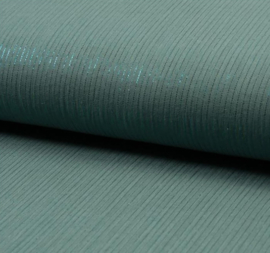 DOUBLE GAUZE LUREX Green