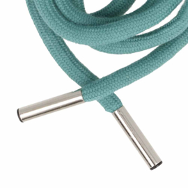 Hoodie koord met koordeinden 6mm 1.25m - groenblauw