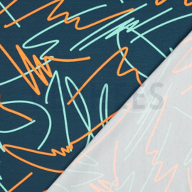 JERSEY NEON ABSTRACT - PETROL