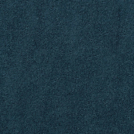 1meter Rekbare badstof (spons) Jeansblauw