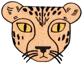 BADGE EVA MOUTON CHEETAH