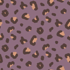 French Terry - Luipaarden Lila