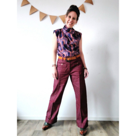 Denim Burgundy