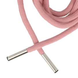 Hoodie koord met koordeinden 6mm 1.25m - roze