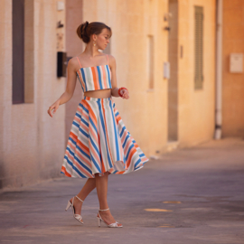 Summer Verticals - M - Katoen - Off-White - R