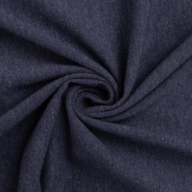 Donkerblauw  Eike - melange, Brushed