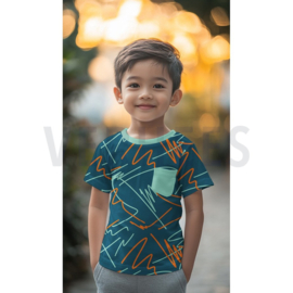 JERSEY NEON ABSTRACT - PETROL