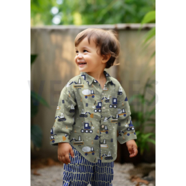 FINE POPLIN VEHICLES - NAVY