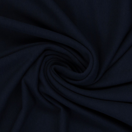 Katoen Jersey stof donker blauw