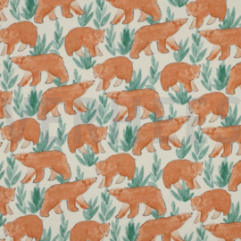 French Terry Digital Bears