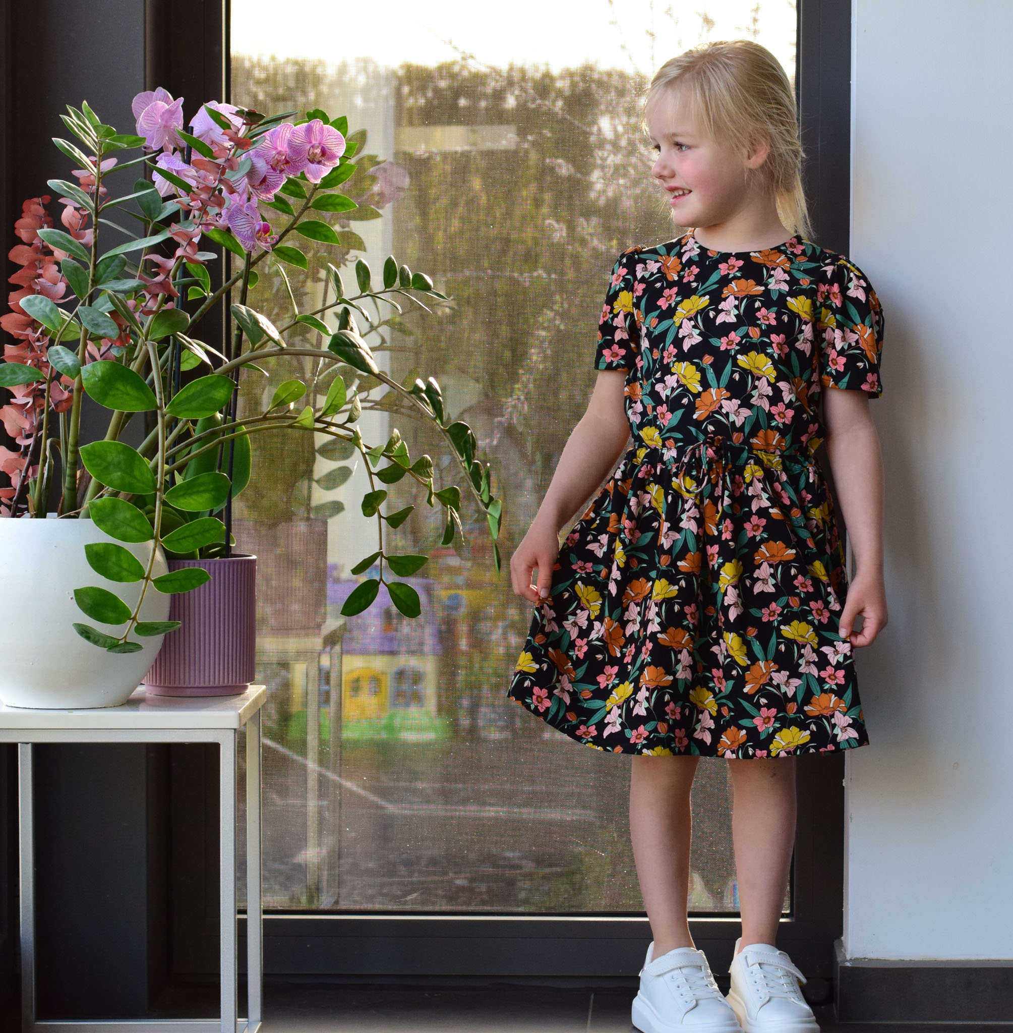 Lotus jurk kids – papieren naaipatroon