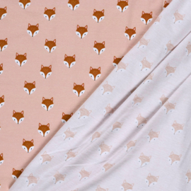 Katoen Jersey - Vossen Roze