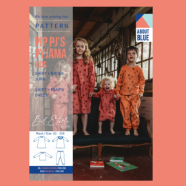 Papieren patroon PIP Pyjama by Bel’etoile | voor jongens en meisjes | maat 92-158