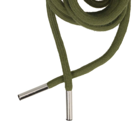 Hoodie koord met koordeinden 6mm 1.25m - groen