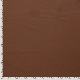 Katoen Jersey stof Effen Roest