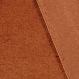 Bamboe fleece - Brique
