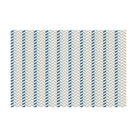 Stitching Lines - blauw/grijs