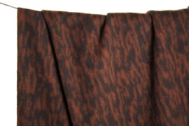 Karamel en donkerbruine wolmix