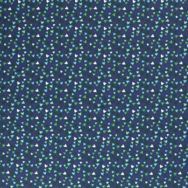 Hartjes blauw/groen