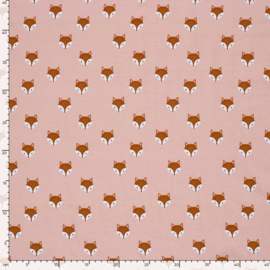 Katoen Jersey - Vossen Roze