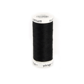 Gutermann naaigaren 200 m 000 zwart