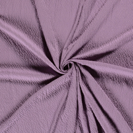 Viscose Bubble stof Effen Lila